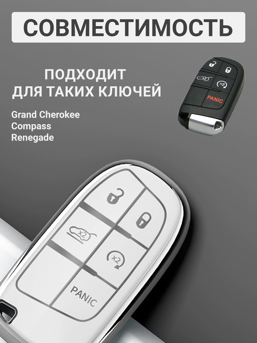 Фото товара 24446, чехол для ключа jeep