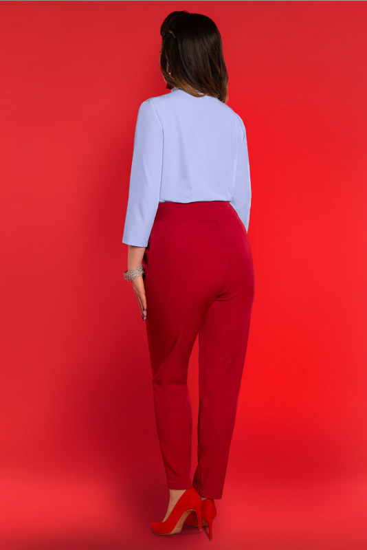 Фото товара 15986, женские красные брюки